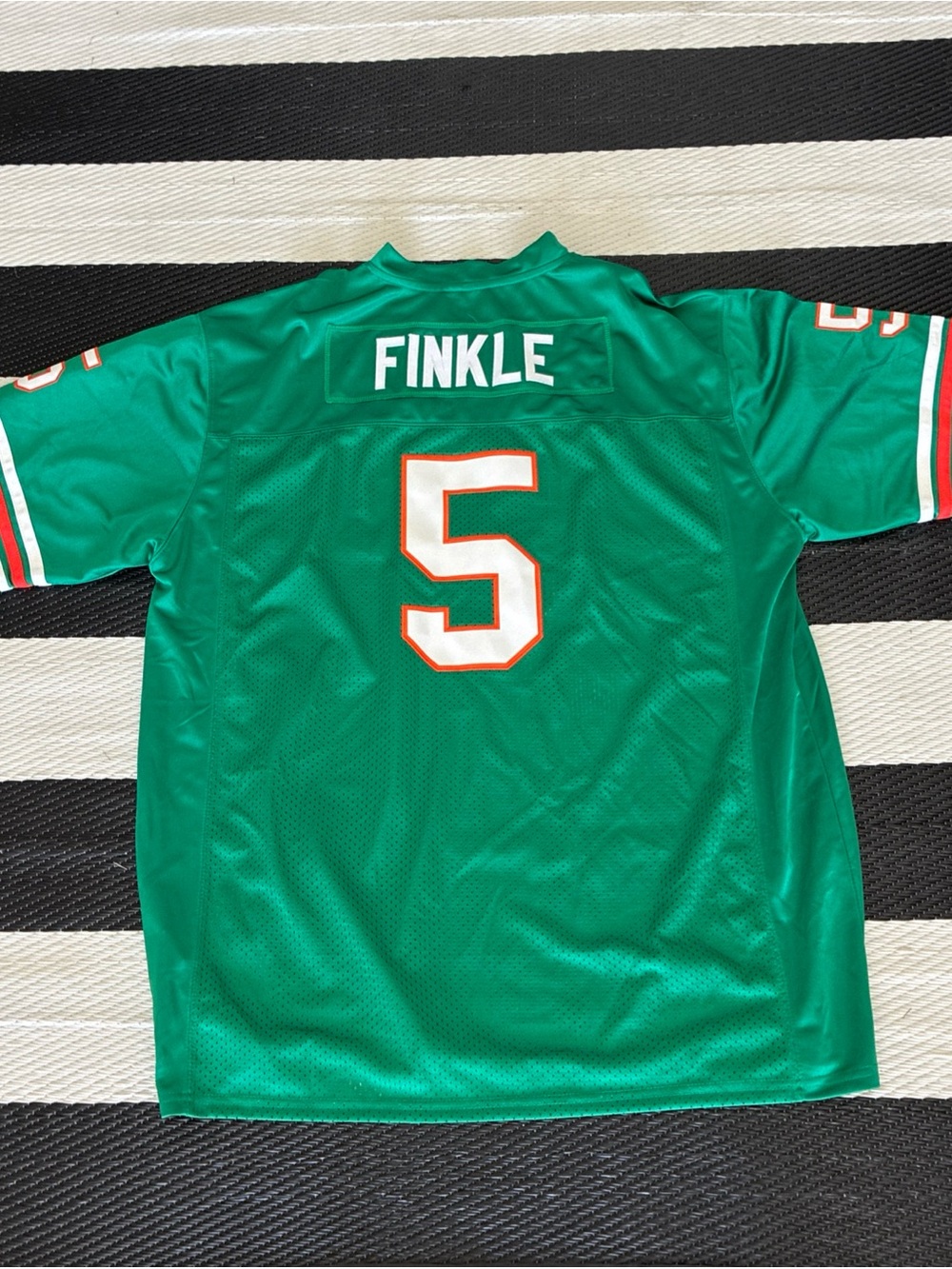 Green Finkle #5 Football Jersey